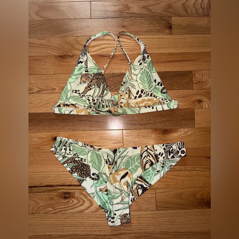 Aerie Safari Print Bikini Set